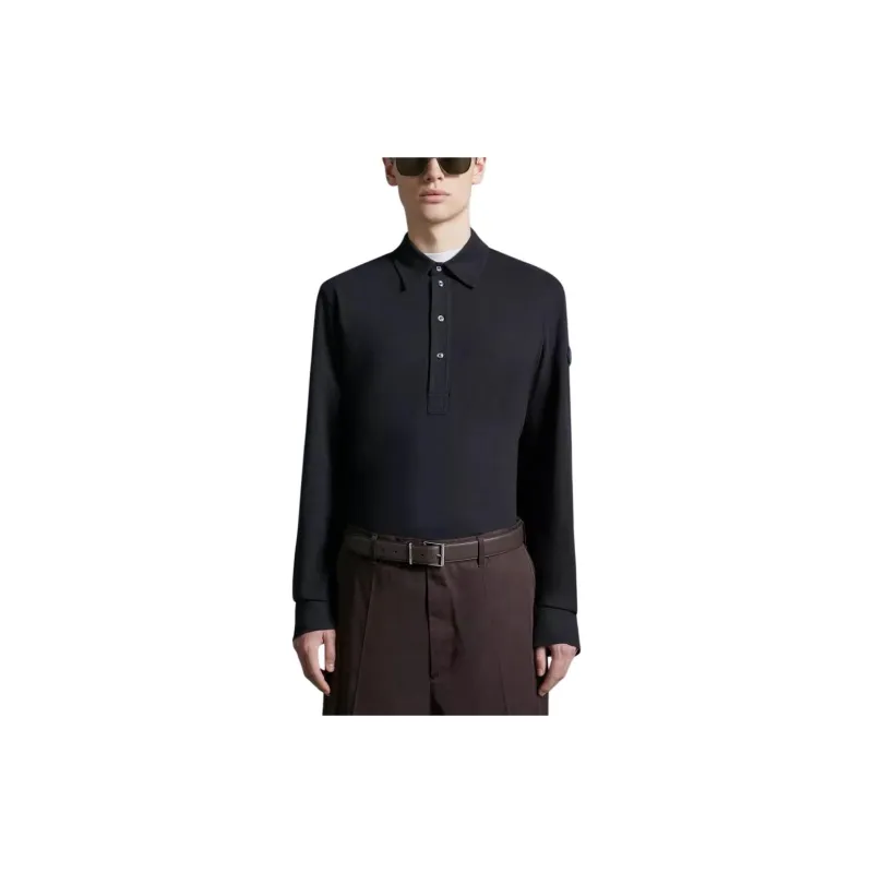 Moncler Polo Shirts Men Black-1