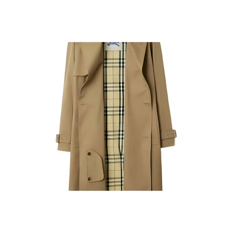 Burberry Gabardine weave Trench Coat-6