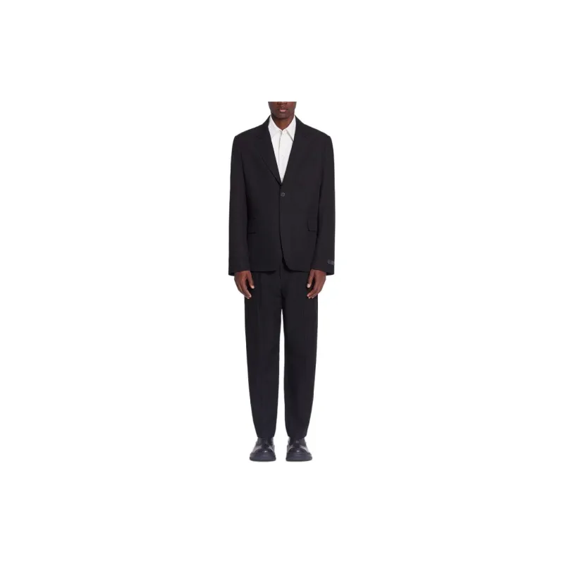 Lanvin Mid Rise Tapered Cropped Trousers-2