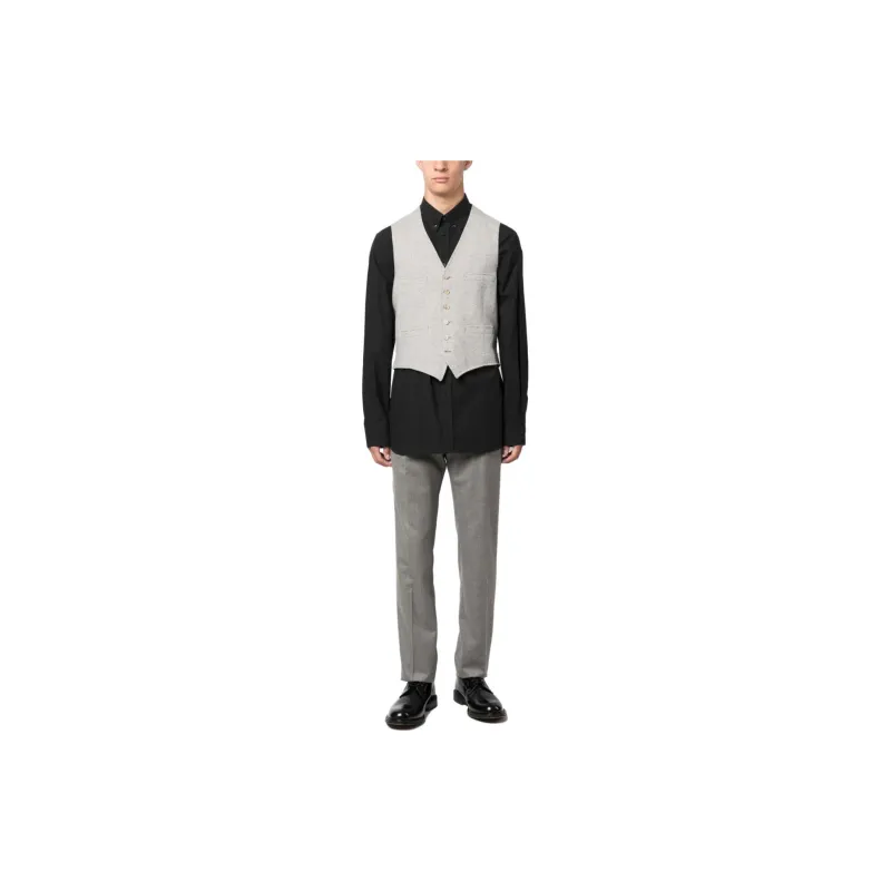 Ralph Lauren Herringbone Wool blend Waistcoat-1