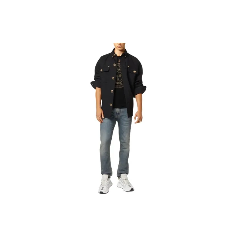 VERSACE Medusa Head Cotton T shirt-3