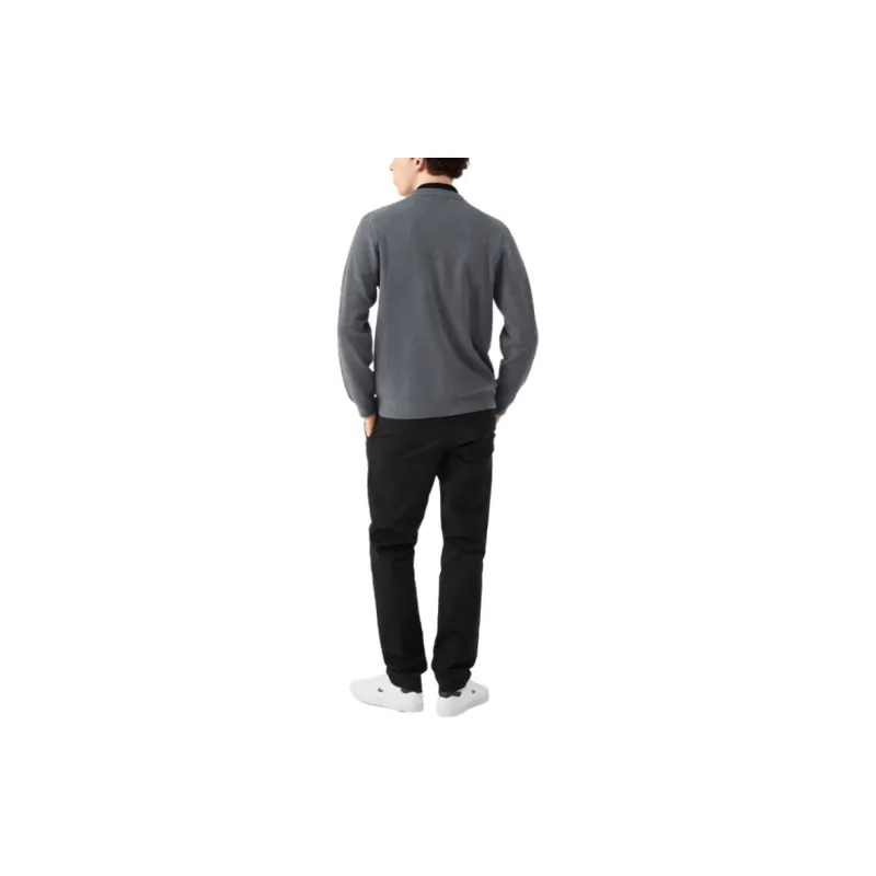 LACOSTE Casual Pants Men Black-3