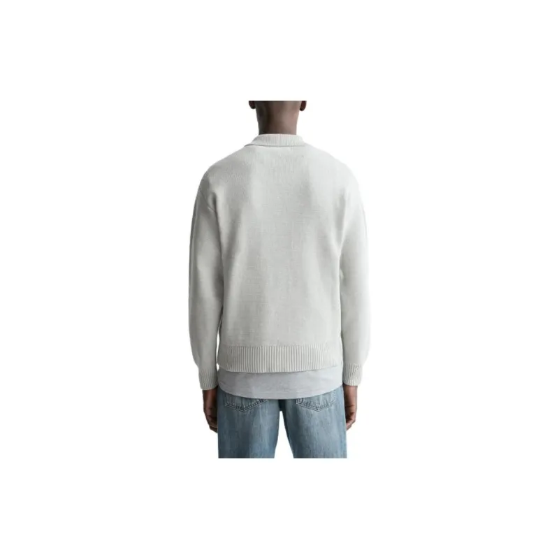 ZARA Knitwear Men Pearl Gray-3