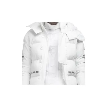 NORVINCY Cropped Cycling Slim Fit With Hood Puffer Jacket For Winter Unisex