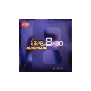 DHS Raging 8 80 Table Tennis Rubbers Sponge Inverted Rubber All Compatibility Advanced Model, Adults Thick 2.1mm