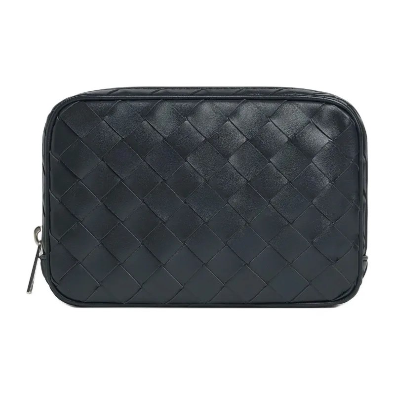 Bottega Veneta Calfskin Storage Bag Trumpets Men's Dark Blue-0
