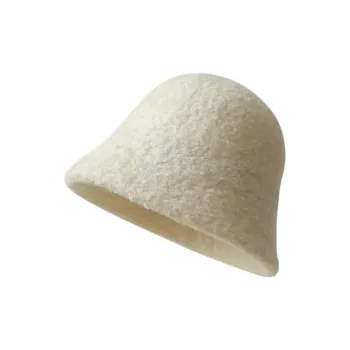 JEANSWEST Wool Blend Bucket Hats Unisex