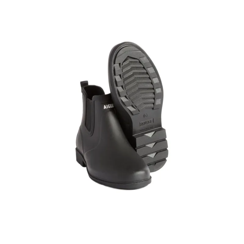 AIGLE Short Chelsea Boots Men's Black-5