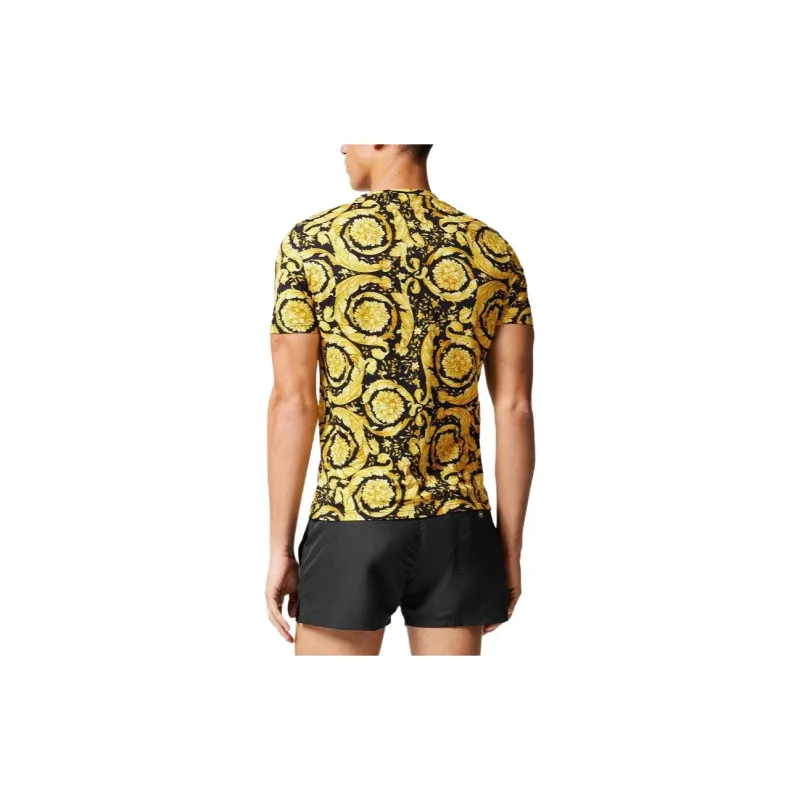 VERSACE Baroque Printed Crewneck T Shirt-2