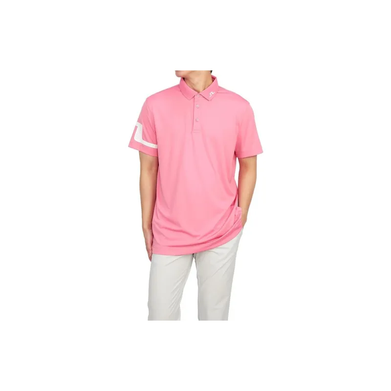 J.Lindeberg Polo Shirt Men's Pink-3