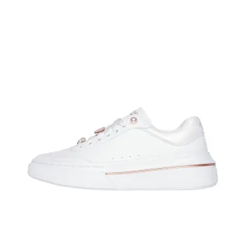 Skechers Cordova Classic Anti-Slip Wear-Resistant Low-Top Skateboard Shoes Women's White