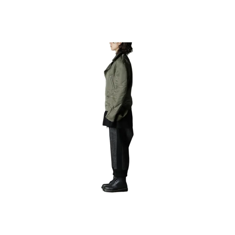 Yohji Yamamoto FW24 Ground Y Jackets & Coats Unisex Khaki Green-5