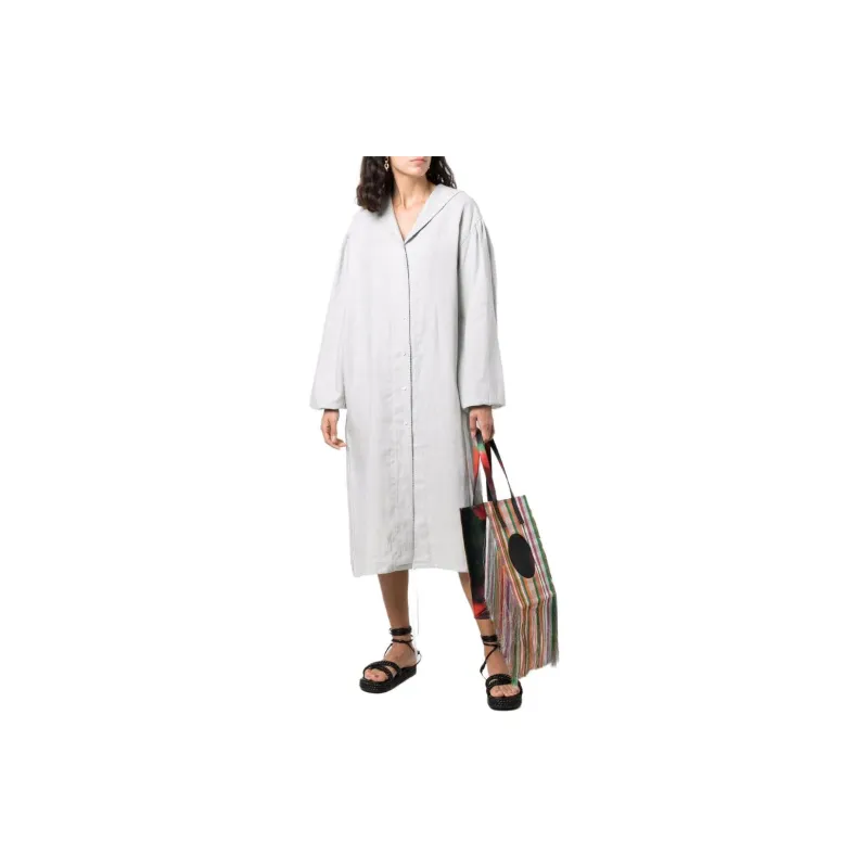 Karl Lagerfeld X Kenneth Ize Linen Tunic Shirt-2
