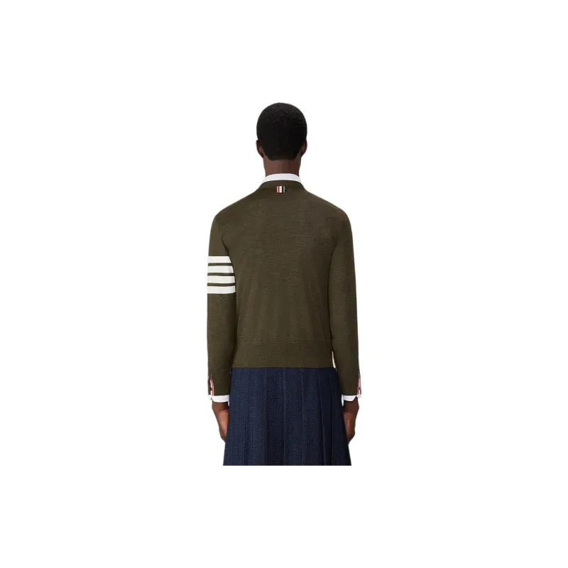 THOM BROWNE 4 Bar Crewneck Pullover-1