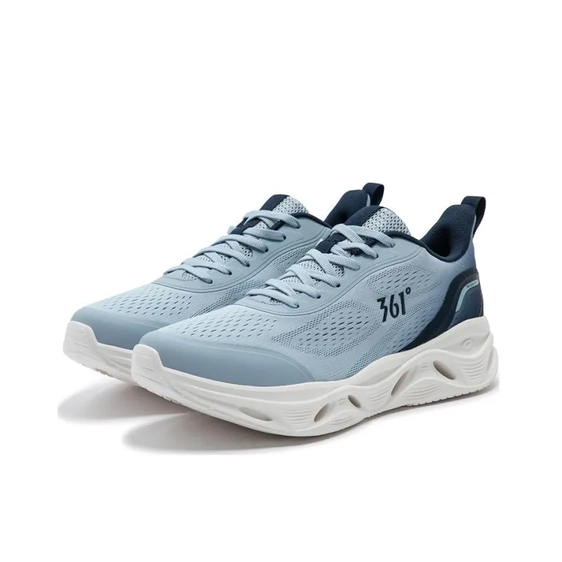 361° Anti Slip Wear Resistant Low Top Training Running Shoes Men's Blue-2