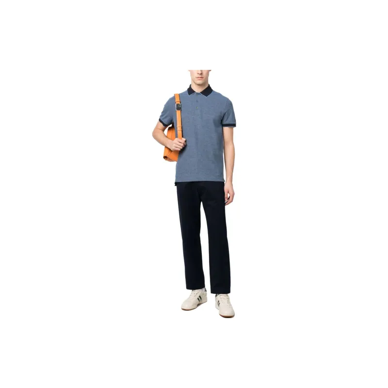 Tommy Hilfiger Logo patch Cotton Polo Shirt-1