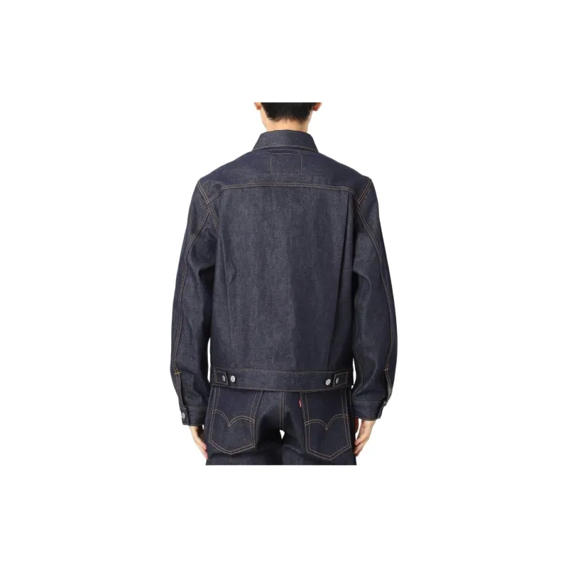 Journal Standard X Levis Journal Standard Collaboration Denim Jackets Unisex Navy-2