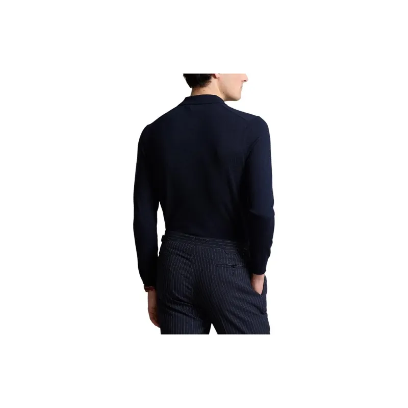 Polo Ralph Lauren Long sleeved Wool Polo Shirt-3