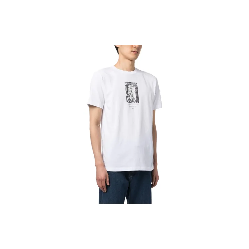 OFF WHITE T Shirts Men White-3