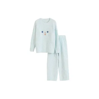 WANANNI Pajama Set Women's Shopping Bag Lake Green