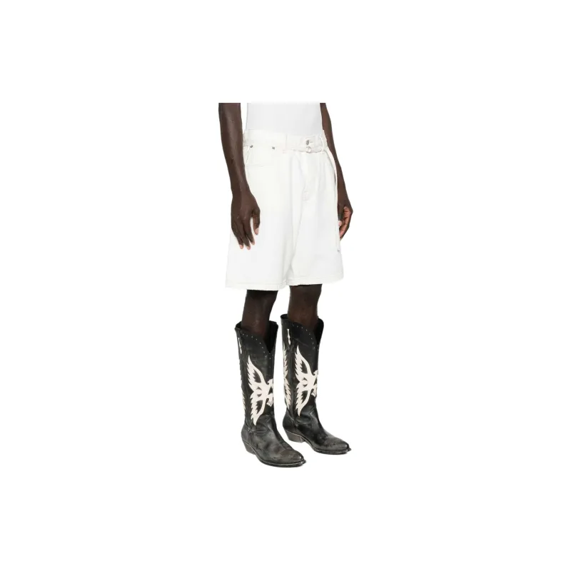 Acne Studios SS24 Denim Shorts Unisex Ecru-3