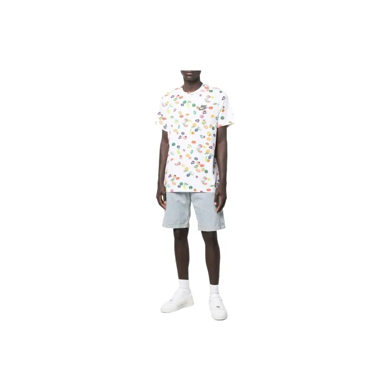 Nike T Shirts Men White-1