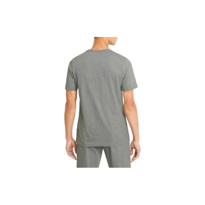 PUMA ESS SMALL LOGO TEE MEDIUM GREY HEATHER-M T-Shirt Men's Gray-4