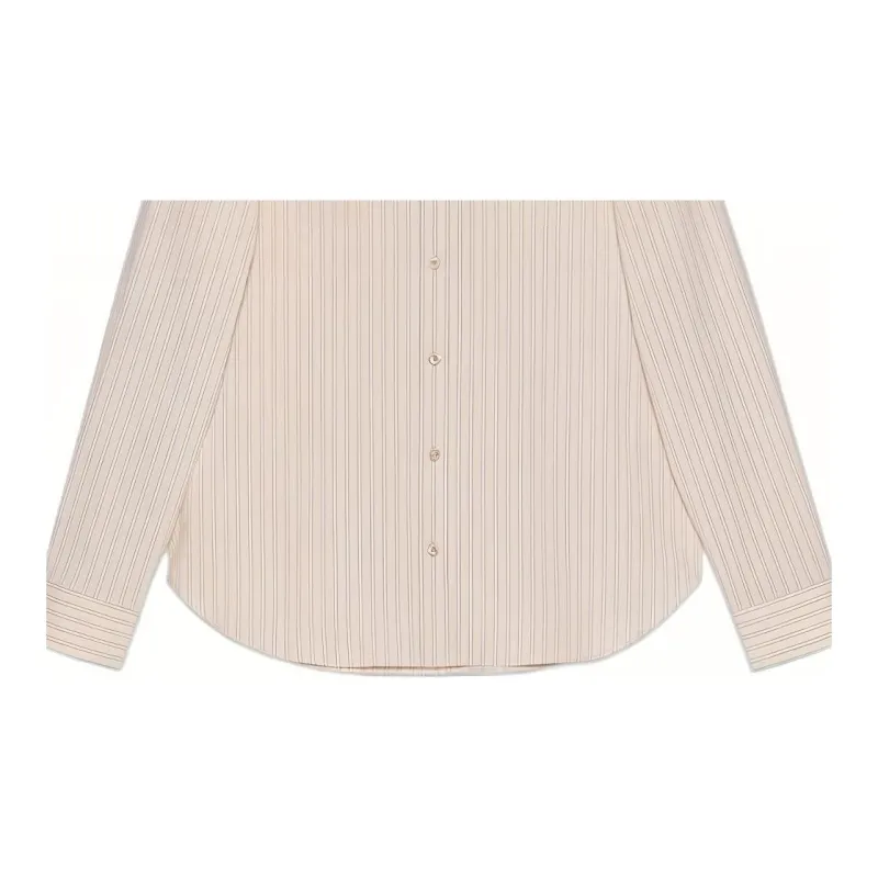 GUCCI Washed Striped Long sleeve Shirt-6