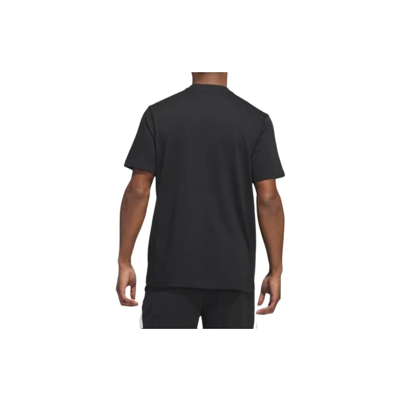 Adidas Worldwide Hoops Logo Performance Graphic Tee-2