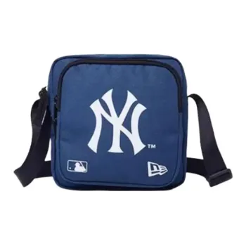 New Era × MLB Collaboration Fabric Crossbody Bag, Shoulder Bag Unisex Navy Blue