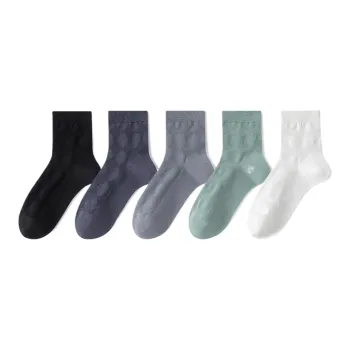 Lan Miao Mid-Calf Socks Men's 5 Pack