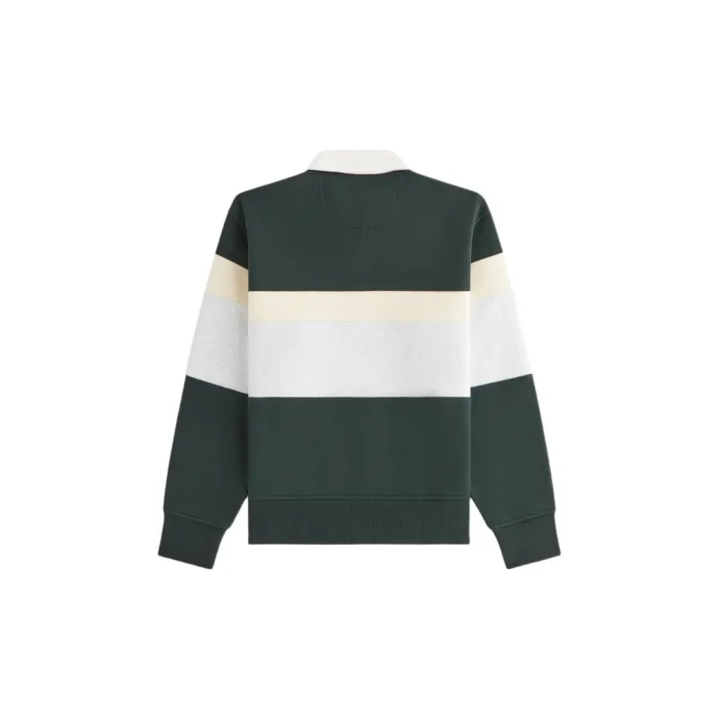 KITH FW24 Emery New York Rugby Polo Shirt Women's Green-1
