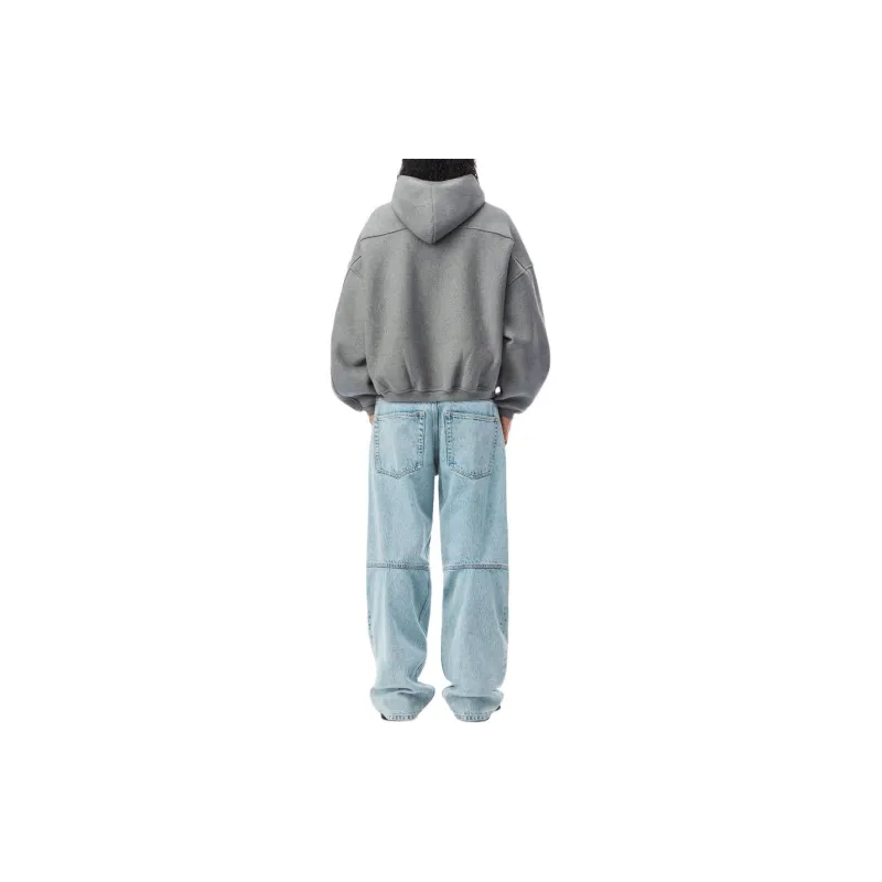 Alexander Wang Sweatshirt Unisex Concrete Gray-2