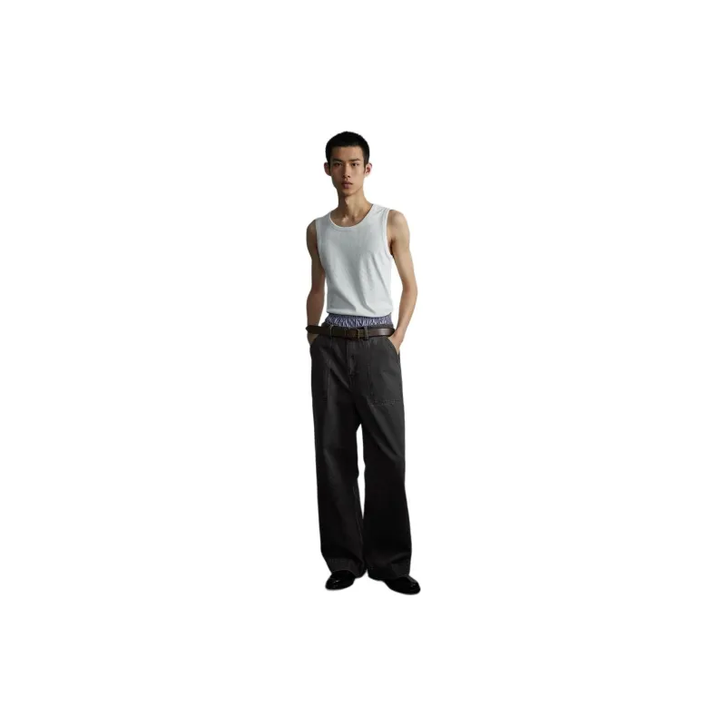 OPICLOTH Jeans Unisex Dark Gray-3