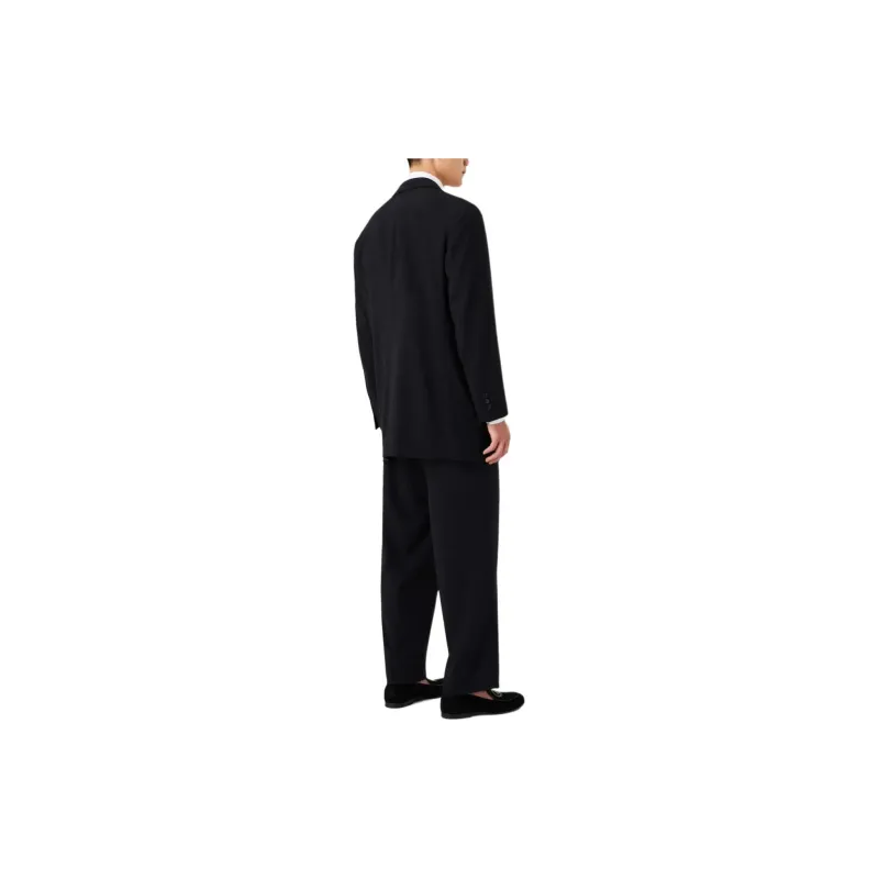 GIORGIO ARMANI Double-breasted Virgin-wool Suit-2