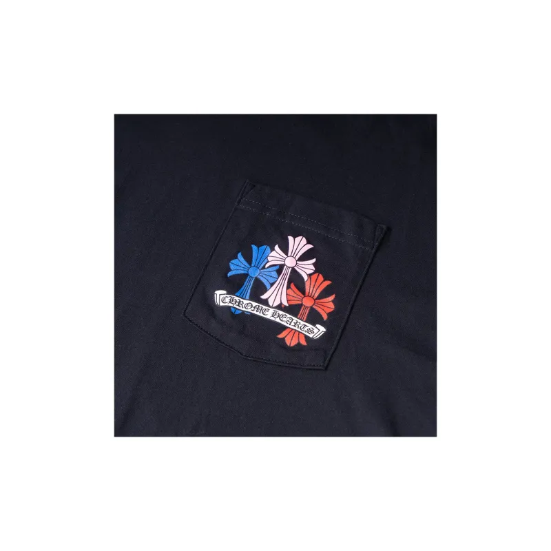 Chrome Hearts Multi Color Cross Cemetery L/S T shirt-4