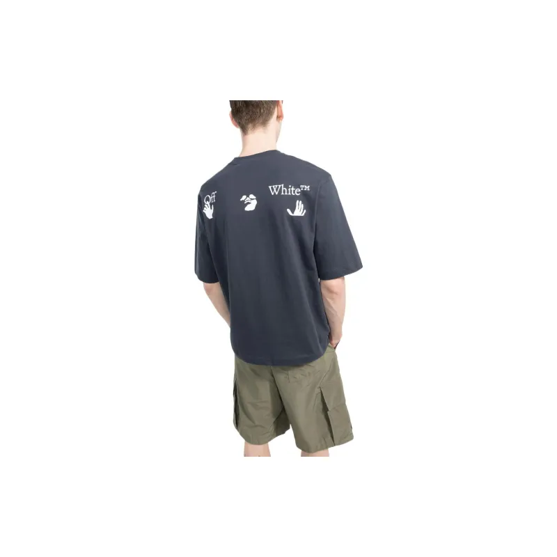 OFF WHITE 'Outfit Came From Italy' Print T Shirt-3