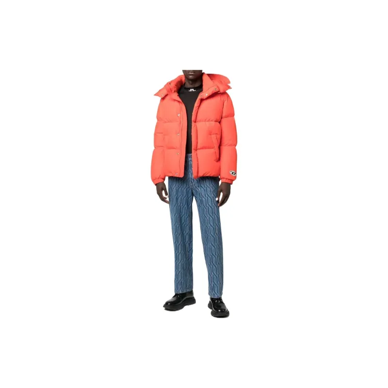 DIESEL FW22 Puffer Jacket Men's Orange-2