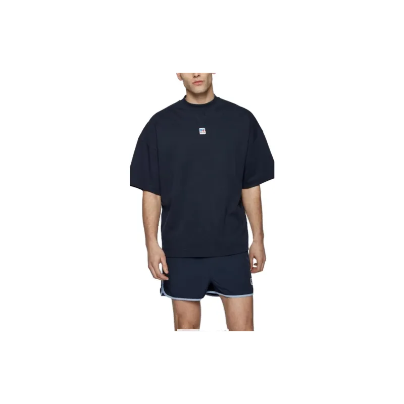 HUGO BOSS x Russell Athletic T Shirt Men's Marine Blue-1