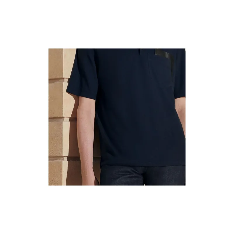 HERMES SS24 Polo Shirt Men's Marine Blue-2