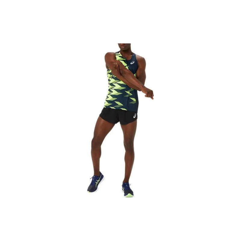 Asics TRACKELITE Tank Tops Men Blue-4