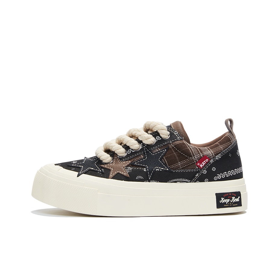 KAALIXTO Skateboarding Canvas Low 'Paisley' - POIZON
