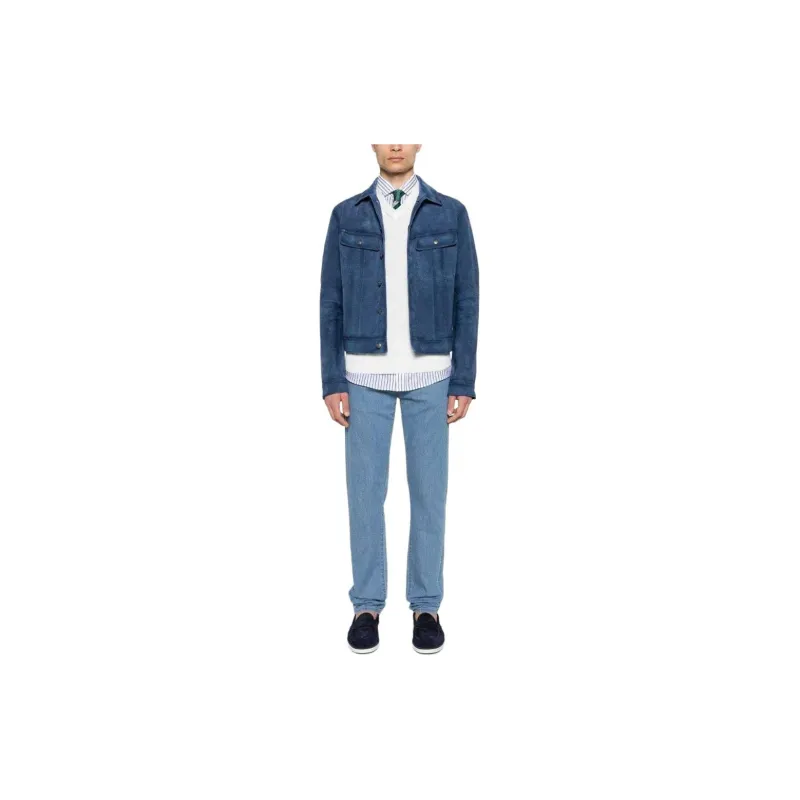 Canali Mid rise Slim fit Jeans-1