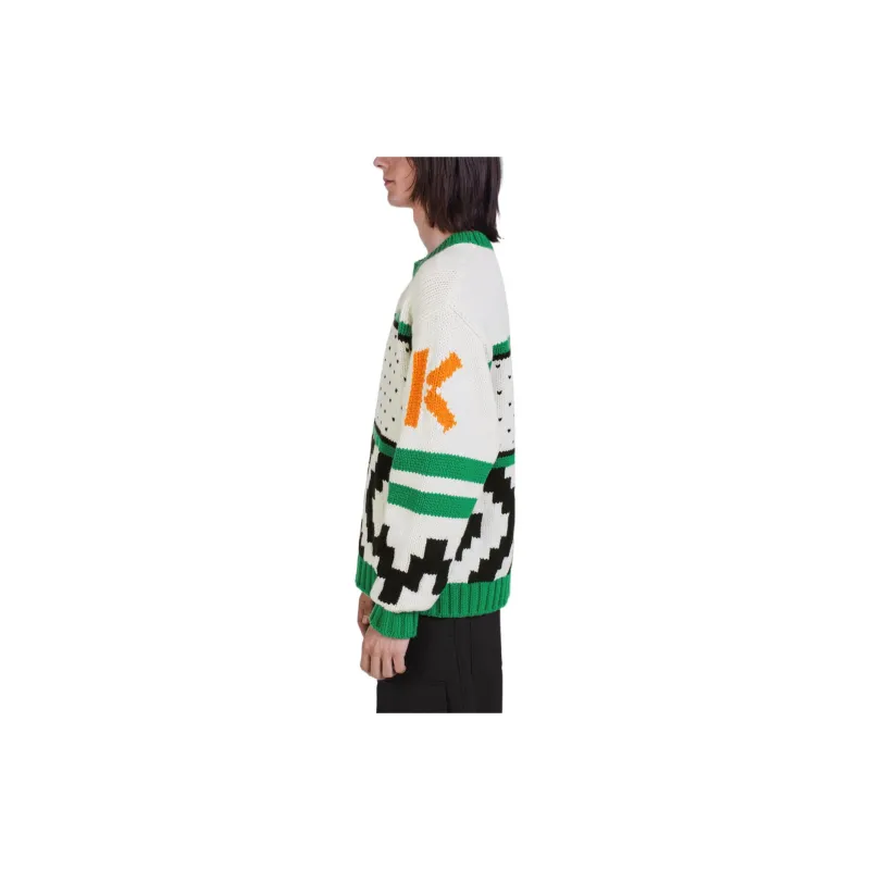 KENZO X Nigo Holiday Season Sweaters Unisex Green-6
