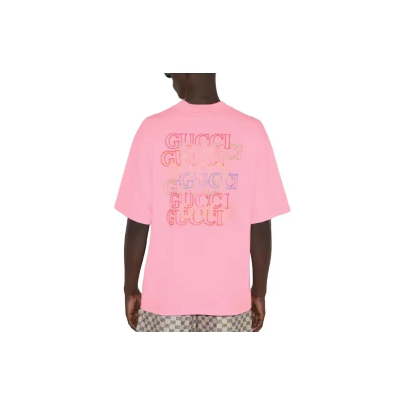 GUCCI T Shirts Men Pink-3