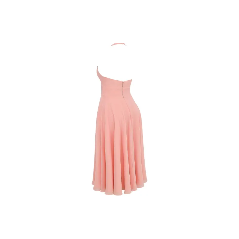 HOUSE OF CB Solada Slip Dresses Women's PEACH/Peach Pink-2