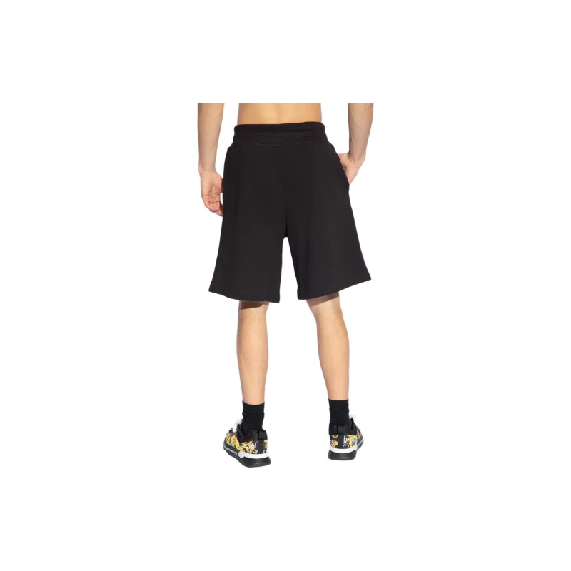 VERSACE JEANS COUTURE Logo Embroidered Drawstring Shorts-5