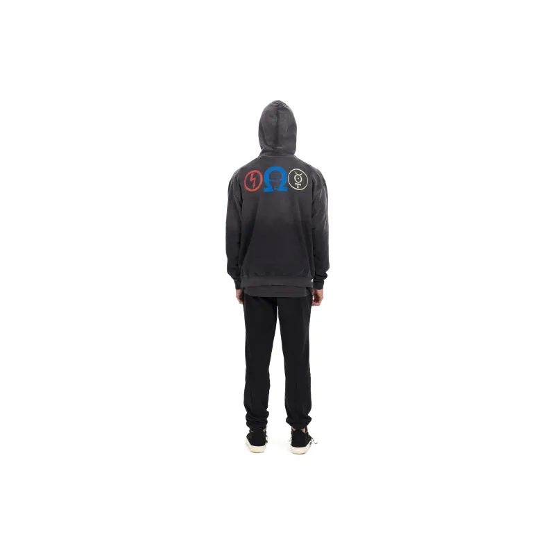 False Perception Sweatshirt Unisex Washed Black-3