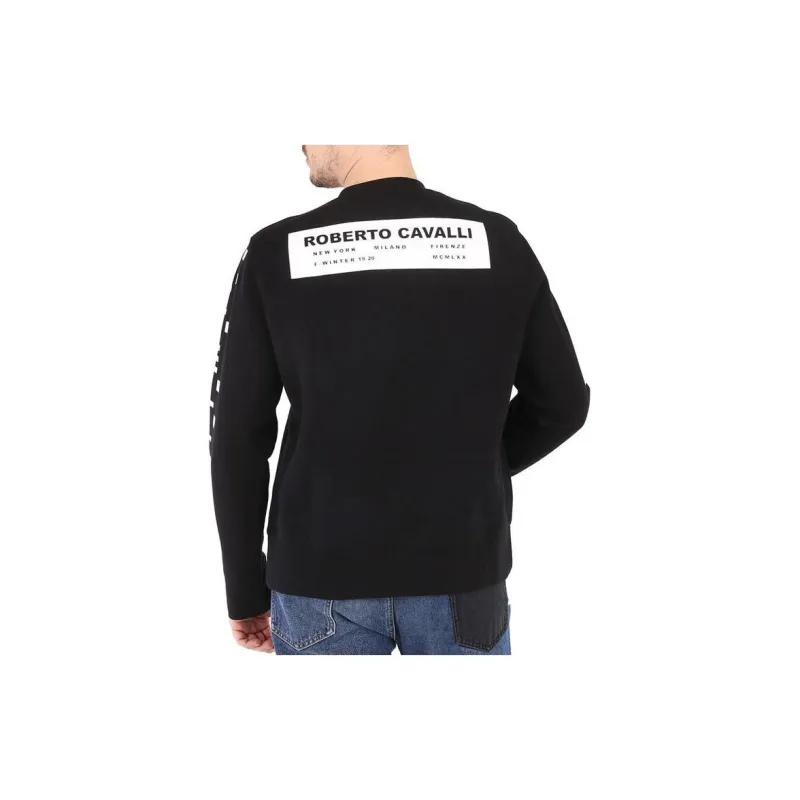 Roberto Cavalli Sweatshirt Men's Black-2