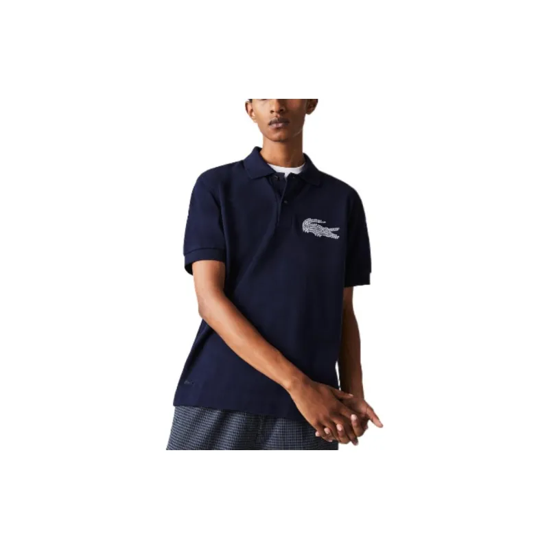 LACOSTE SS22 Polo Shirt Men's Navy Blue-2